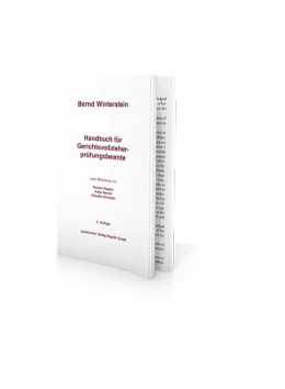 Abbildung von Winterstein | Handbuch für Gerichtsvollzieher-Prüfungsbeamte | 3. Auflage | 2015 | beck-shop.de