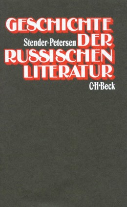 Cover: Stender-Petersen, Adolf, Geschichte der russischen Literatur
