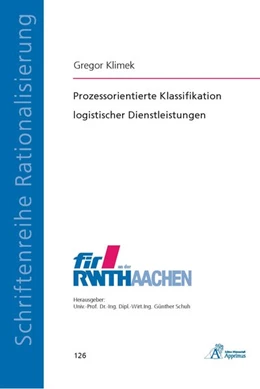 Abbildung von Klimek | Prozessorientierte Klassifikation logistischer Dienstleistungen | 1. Auflage | 2014 | beck-shop.de