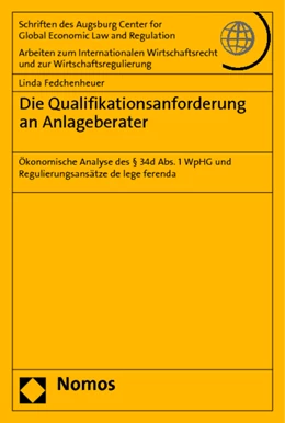 Abbildung von Fedchenheuer | Die Qualifikationsanforderung an Anlageberater | 1. Auflage | 2014 | 62 | beck-shop.de
