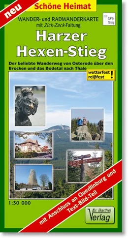 Abbildung von Harzer-Hexen-Stieg Radwander- und Wanderkarte 1 : 30 000 | 1. Auflage | 2014 | beck-shop.de