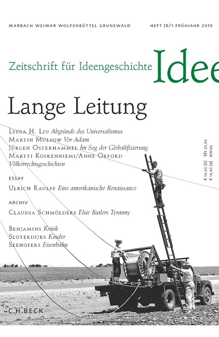 Cover: , Zeitschrift für Ideengeschichte Heft IX/1 Frühjahr 2015