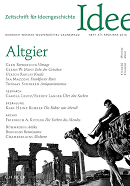 Abbildung von Zeitschrift für Ideengeschichte Heft X/1 Frühjahr 2016 | 1. Auflage | 2016 | beck-shop.de