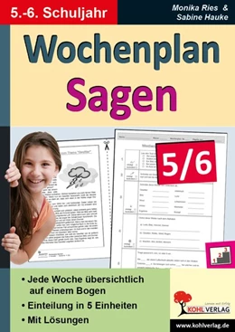 Abbildung von Hauke | Wochenplan Sagen 5/6 | 1. Auflage | 2015 | beck-shop.de