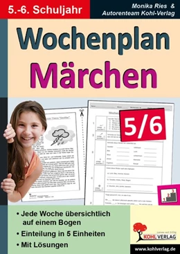 Abbildung von Hauke | Wochenplan Märchen 5/6 | 1. Auflage | 2015 | beck-shop.de
