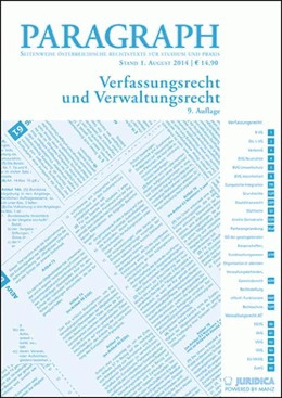 Abbildung von Verfassungsrecht und Verwaltungsrecht | 9. Auflage | 2014 | beck-shop.de