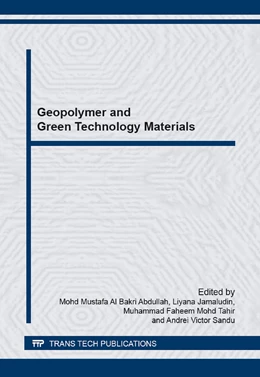 Abbildung von Al Bakri Abdullah / Jamaludin | Geopolymer and Green Technology Materials | 1. Auflage | 2015 | beck-shop.de