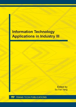 Abbildung von Yang | Information Technology Applications in Industry III | 1. Auflage | 2014 | beck-shop.de