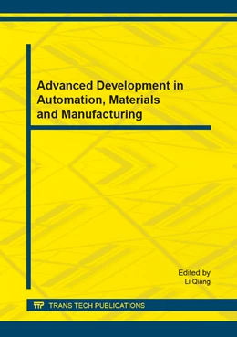 Abbildung von Qiang | Advanced Development in Automation, Materials and Manufacturing | 1. Auflage | 2014 | beck-shop.de