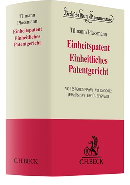 Abbildung von Tilmann / Plassmann | Einheitspatent, Einheitliches Patentgericht | 1. Auflage | 2024 | beck-shop.de