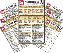 Abbildung von Hawelka Verlag | Anästhesie Karten-Set -professional- ( 7er-Set ) - Medizinische Taschen-Karte | 1. Auflage | 2014 | beck-shop.de