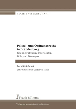 Abbildung von Steinhorst | Polizei- und Ordnungsrecht in Brandenburg | 1. Auflage | 2009 | beck-shop.de