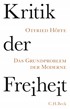 Cover: Höffe, Otfried, Kritik der Freiheit