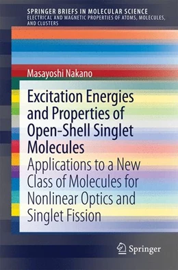 Abbildung von Nakano | Excitation Energies and Properties of Open-Shell Singlet Molecules | 1. Auflage | 2014 | beck-shop.de