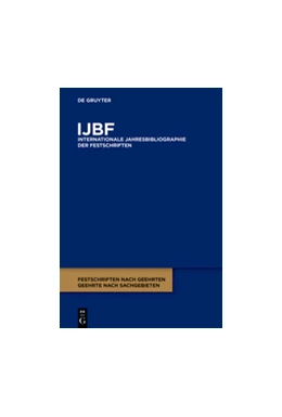 Abbildung von IJBF Jahrgang 36 / 2015 | 1. Auflage | 2015 | beck-shop.de