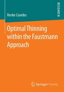 Abbildung von Coordes | Optimal Thinning within the Faustmann Approach | 1. Auflage | 2014 | beck-shop.de