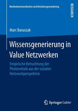 Abbildung von Banaszak | Wissensgenerierung in Value Netzwerken | 1. Auflage | 2014 | beck-shop.de