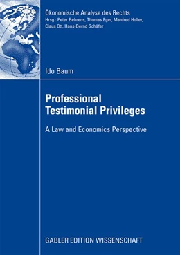 Abbildung von Eppelbaum | Professional Testimonial Privileges | 1. Auflage | 2009 | beck-shop.de