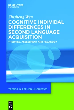 Abbildung von Wen | Cognitive Individual Differences in Second Language Acquisition | 1. Auflage | 2019 | beck-shop.de