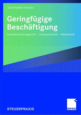 Abbildung von Foerster | Geringfügige Beschäftigung | 1. Auflage | 2009 | beck-shop.de