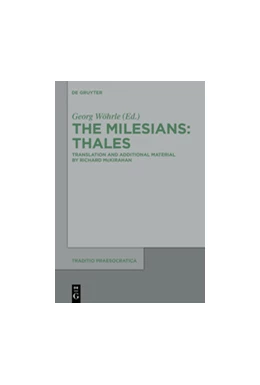 Abbildung von Wöhrle / Mckirahan | The Milesians. Thales | 1. Auflage | 2014 | beck-shop.de