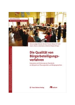 Abbildung von Dienel / Vergne | Die Qualität von Bürgerbeteiligungsverfahren | 1. Auflage | 2014 | beck-shop.de