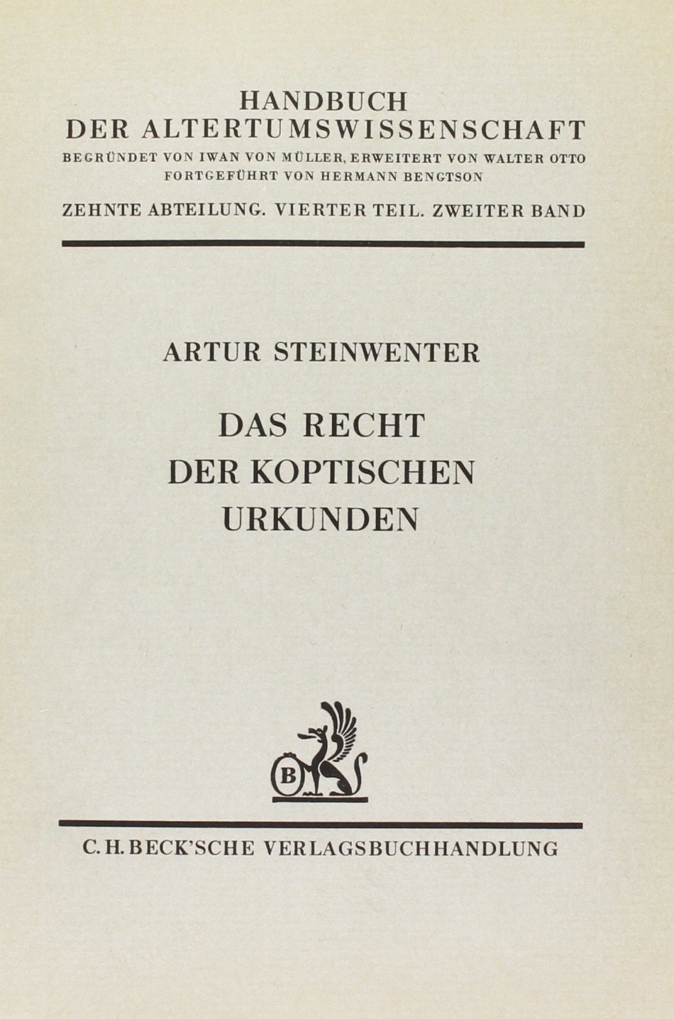 Cover: Nilsson, Martin P., Geschichte der griechischen Religion Bd. 2: Die hellenistische und römische Zeit