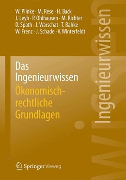 Abbildung von Plinke / Rese | Das Ingenieurwissen: Ökonomisch-rechtliche Grundlagen | 1. Auflage | 2014 | beck-shop.de