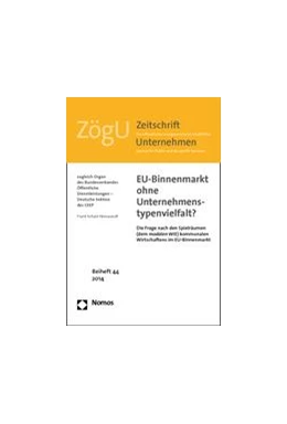 Abbildung von Schulz-Nieswandt | EU-Binnenmarkt ohne Unternehmenstypenvielfalt? | 1. Auflage | 2014 | beck-shop.de