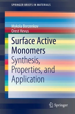 Abbildung von Borzenkov / Hevus | Surface Active Monomers | 1. Auflage | 2014 | beck-shop.de