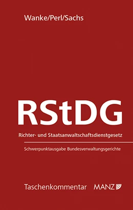 Abbildung von Wanke / Perl | Richter- und StaatsanwaltschaftsdienstG RStDG | 1. Auflage | 2014 | beck-shop.de