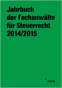 Abbildung von Drüen | Jahrbuch der Fachanwälte für Steuerrecht 2014/2015 | 1. Auflage | 2014 | beck-shop.de