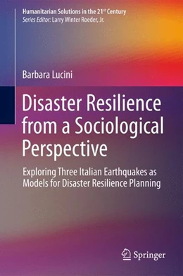 Abbildung von Lucini | Disaster Resilience from a Sociological Perspective | 1. Auflage | 2014 | beck-shop.de