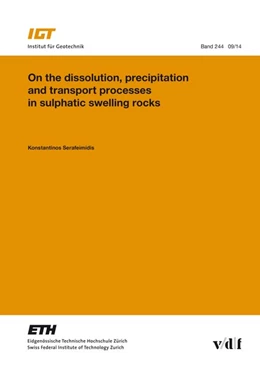 Abbildung von Serafeimidis | On the dissolution, precipitation and transport processes in sulphatic swelling rocks | 1. Auflage | 2014 | beck-shop.de