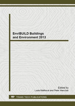 Abbildung von Manková / Hanuliak | EnviBUILD Buildings and Environment 2013 | 1. Auflage | 2014 | beck-shop.de