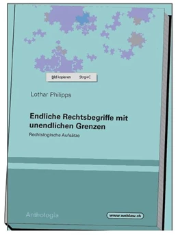 Abbildung von Philipps | Endliche Rechtsbegriffe mit uendlichen Grenzen | 1. Auflage | 2014 | beck-shop.de