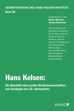 Abbildung von Aliprantis / Olechowski | Hans Kelsen: Die Aktualität eines großen Rechtswissenschafters und Soziologen des 20. Jahrhunderts | 1. Auflage | 2014 | 36 | beck-shop.de