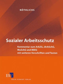 Abbildung von Nöthlichs | Sozialer Arbeitsschutz • ohne Aktualisierungsservice | 1. Auflage | 2020 | beck-shop.de