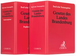 Abbildung von Gesetze des Landes Brandenburg: Textsammlung mit Ergänzungsband • Set | 1. Auflage | | beck-shop.de