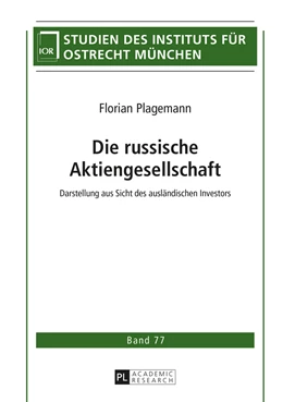 Abbildung von Plagemann | Die russische Aktiengesellschaft | 1. Auflage | 2014 | 77 | beck-shop.de