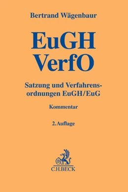 Abbildung von Wägenbaur | Satzung und Verfahrensordnungen | 2. Auflage | 2017 | beck-shop.de