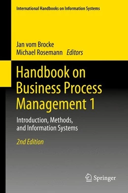 Abbildung von Vom Brocke / Rosemann | Handbook on Business Process Management 1 | 2. Auflage | 2014 | beck-shop.de