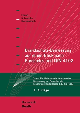 Abbildung von Schwedler / Fouad | Brandschutzbemessung auf einen Blick nach DIN 4102 | 3. Auflage | 2017 | beck-shop.de