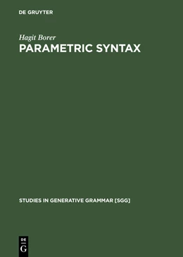 Abbildung von Borer | Parametric Syntax | 1. Auflage | 2014 | beck-shop.de