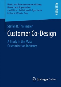 Abbildung von Thallmaier | Customer Co-Design | 1. Auflage | 2014 | beck-shop.de