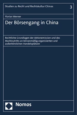 Abbildung von Werner | Der Börsengang in China | 1. Auflage | 2014 | beck-shop.de