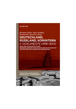 Abbildung von Weber / Drabkin | Deutschland, Russland, Komintern - Dokumente (1918-1943) | 1. Auflage | 2014 | beck-shop.de