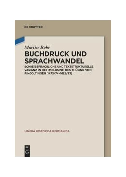 Abbildung von Behr | Buchdruck und Sprachwandel | 1. Auflage | 2014 | beck-shop.de