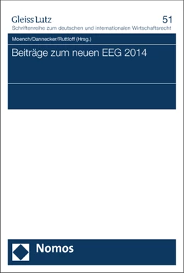 Abbildung von Moench / Dannecker | Beiträge zum neuen EEG 2014 | 1. Auflage | 2014 | 51 | beck-shop.de