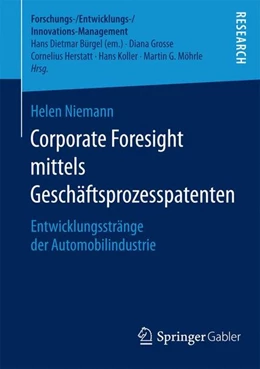 Abbildung von Niemann | Corporate Foresight mittels Geschäftsprozesspatenten | 1. Auflage | 2014 | beck-shop.de